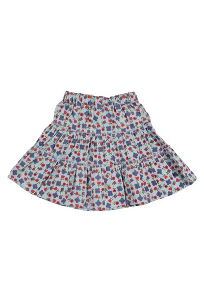 Frugi Stufenrock mit Blumenmuster