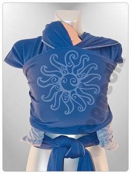 Elastisches Tragetuch 5,40m Sonne marine
